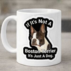 Boston Terrier Dog Mug - White